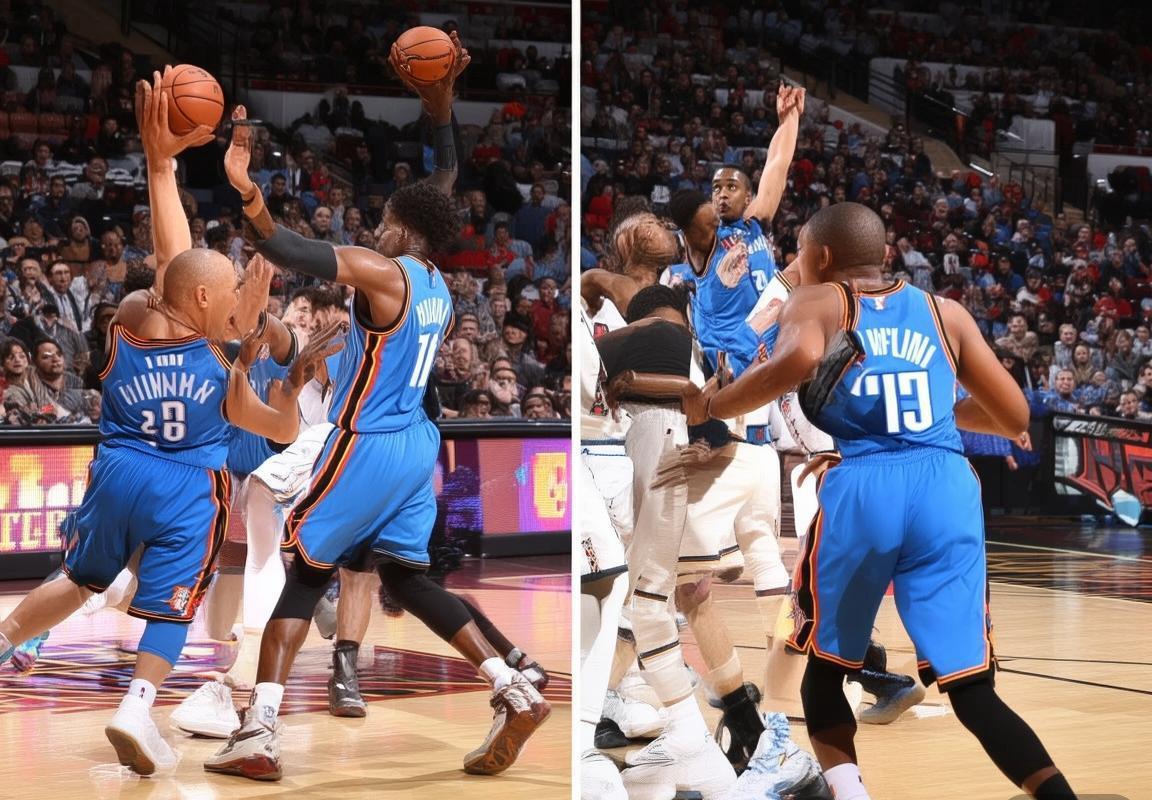 2018NBA赛季：骑士与雷霆巅峰对决精彩回顾(图3)